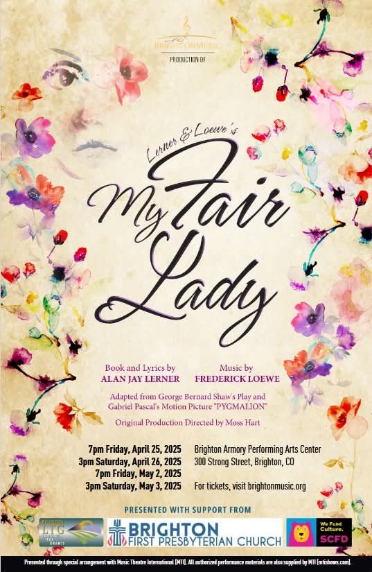 My Fair Lady in Concert, spring 2025